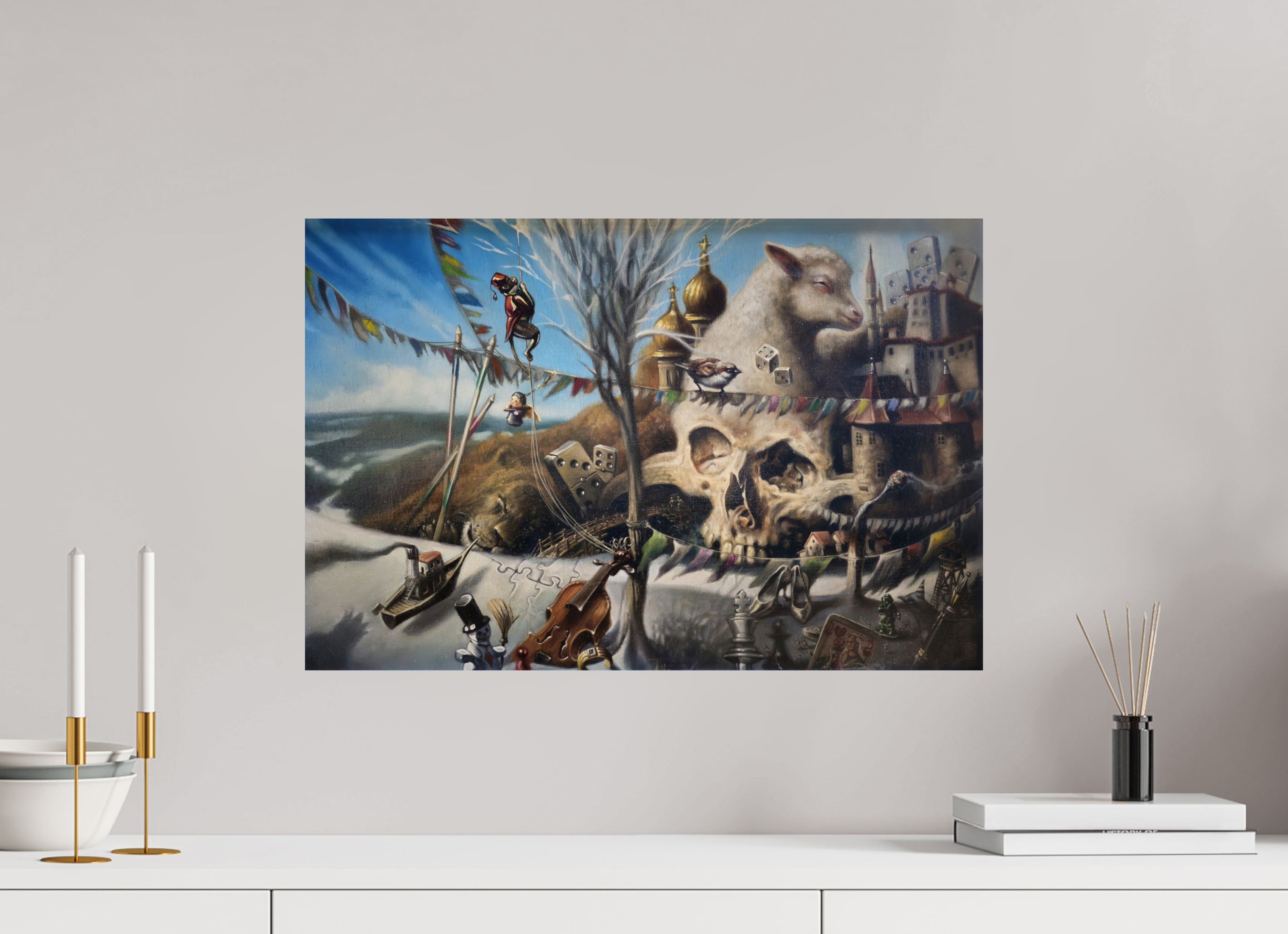 60 x 40 cm, Fine Art Print Die Diplomaturgie