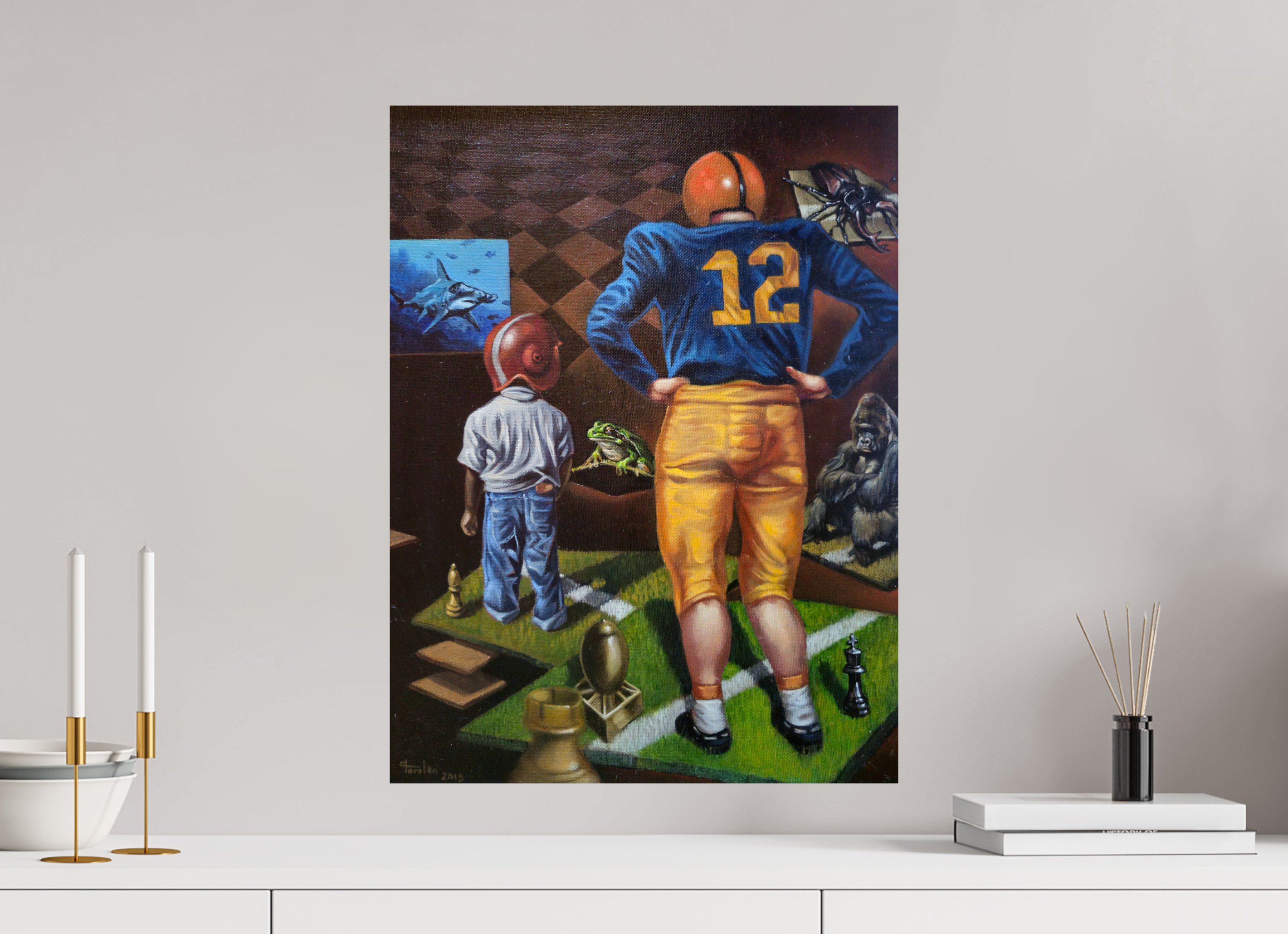 45 x 60 cm, Fine Art Print KolonisationsSchach