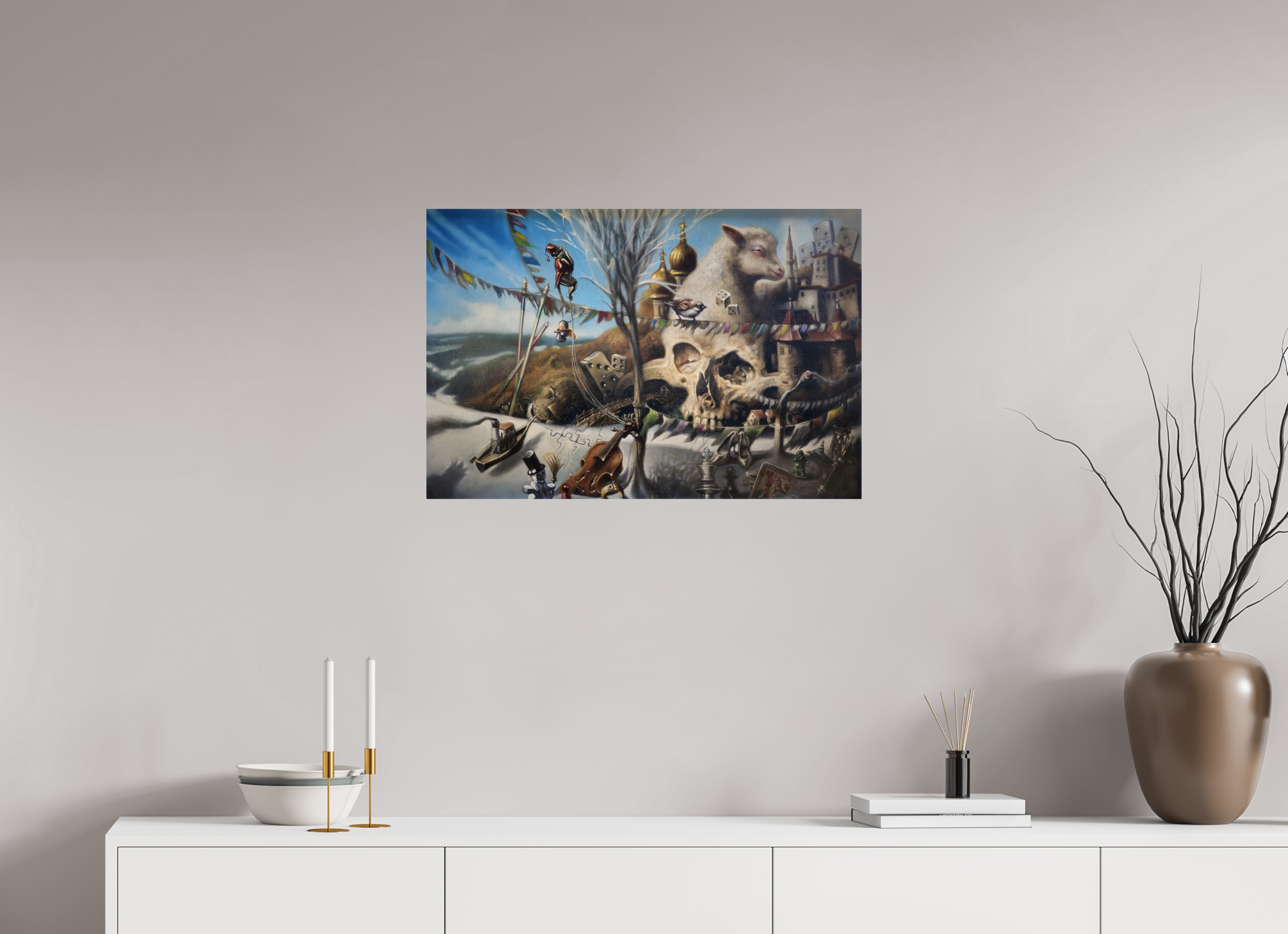 75 x 50 cm, Fine Art Print Die Diplomaturgie