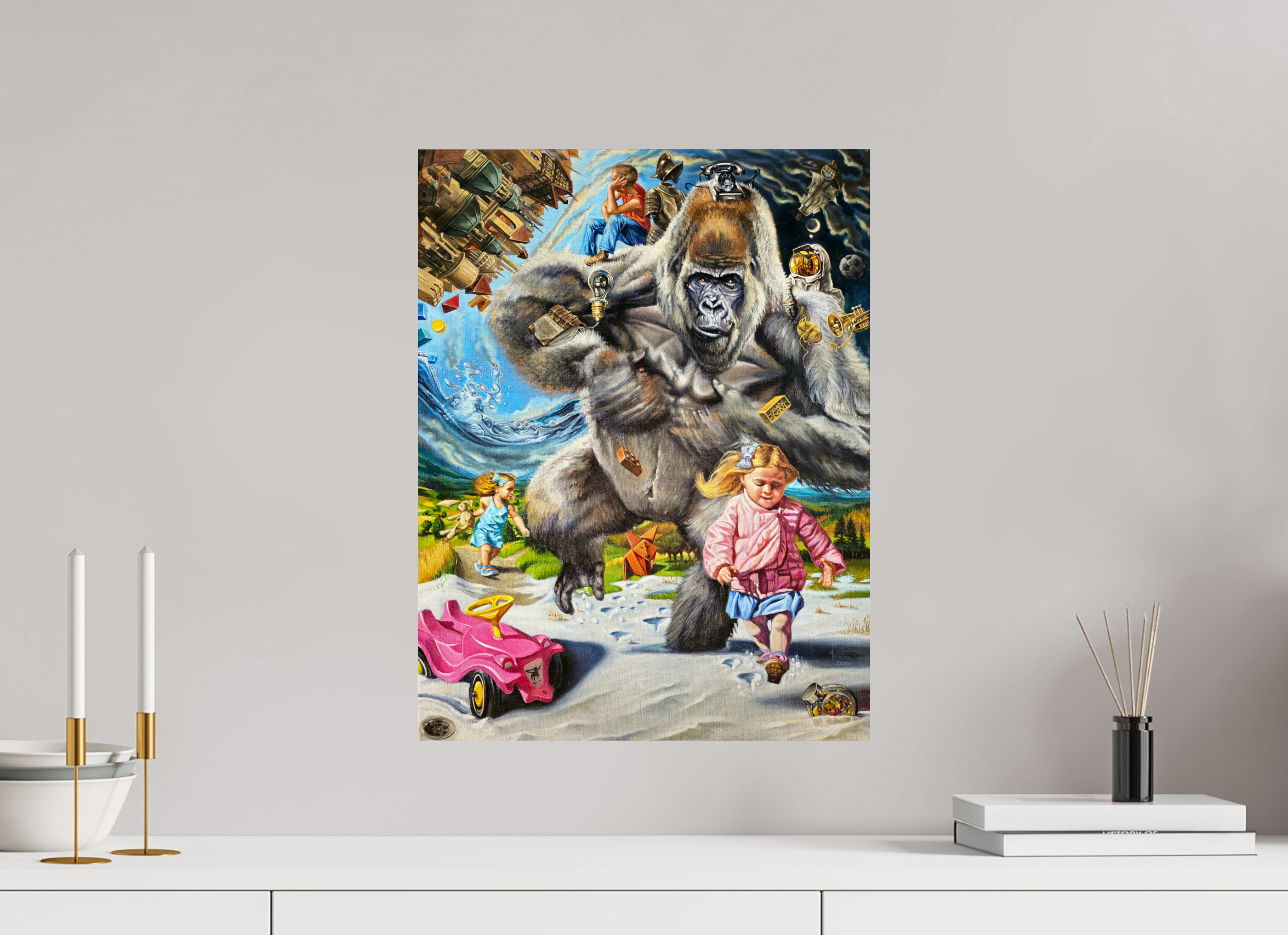40 x 52,3 cm, Fine Art Print Kinderseelen
