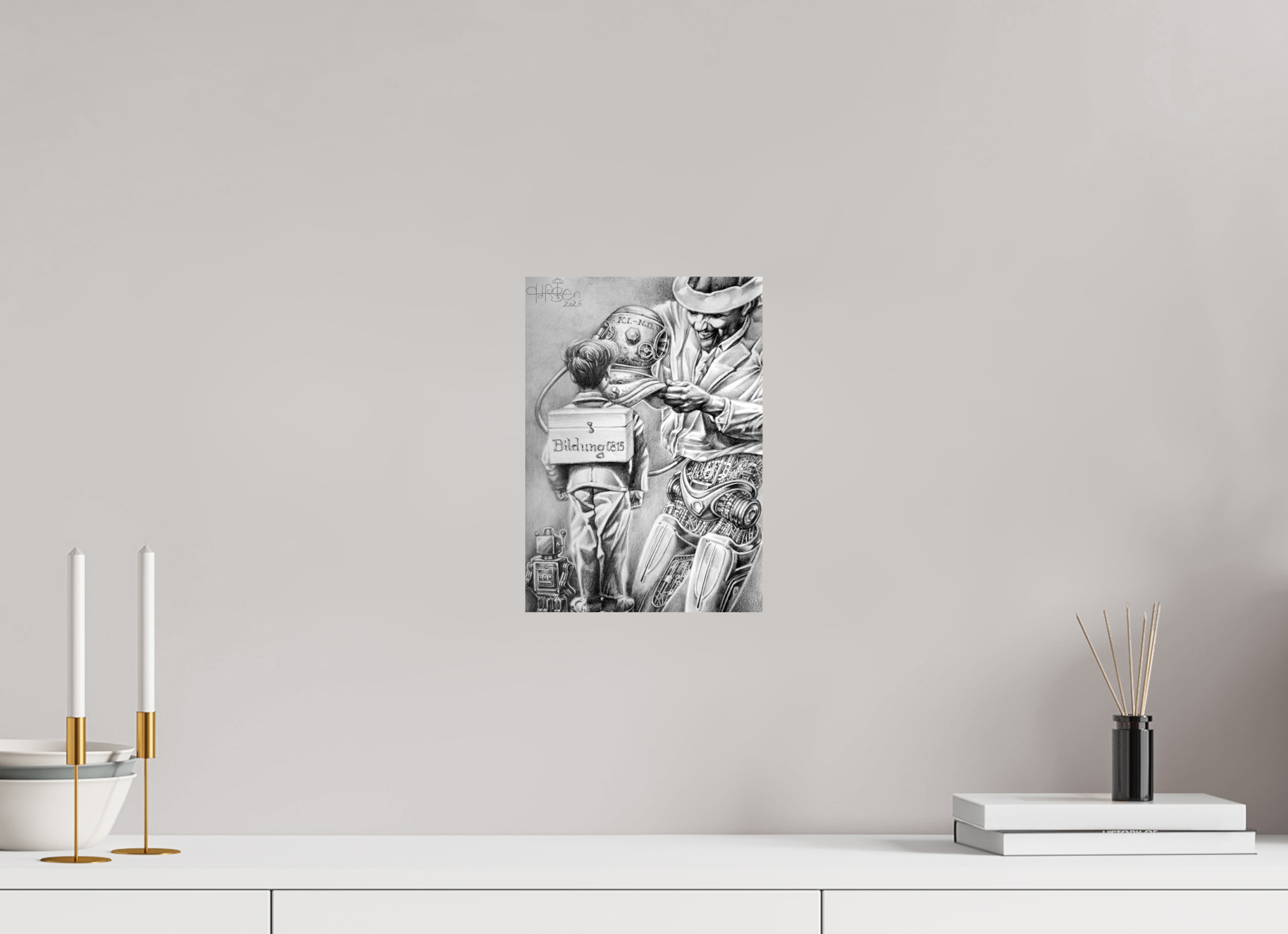 DIN A4 (21 x 29,7 cm), Fine Art Print Ein neues Zeitalter