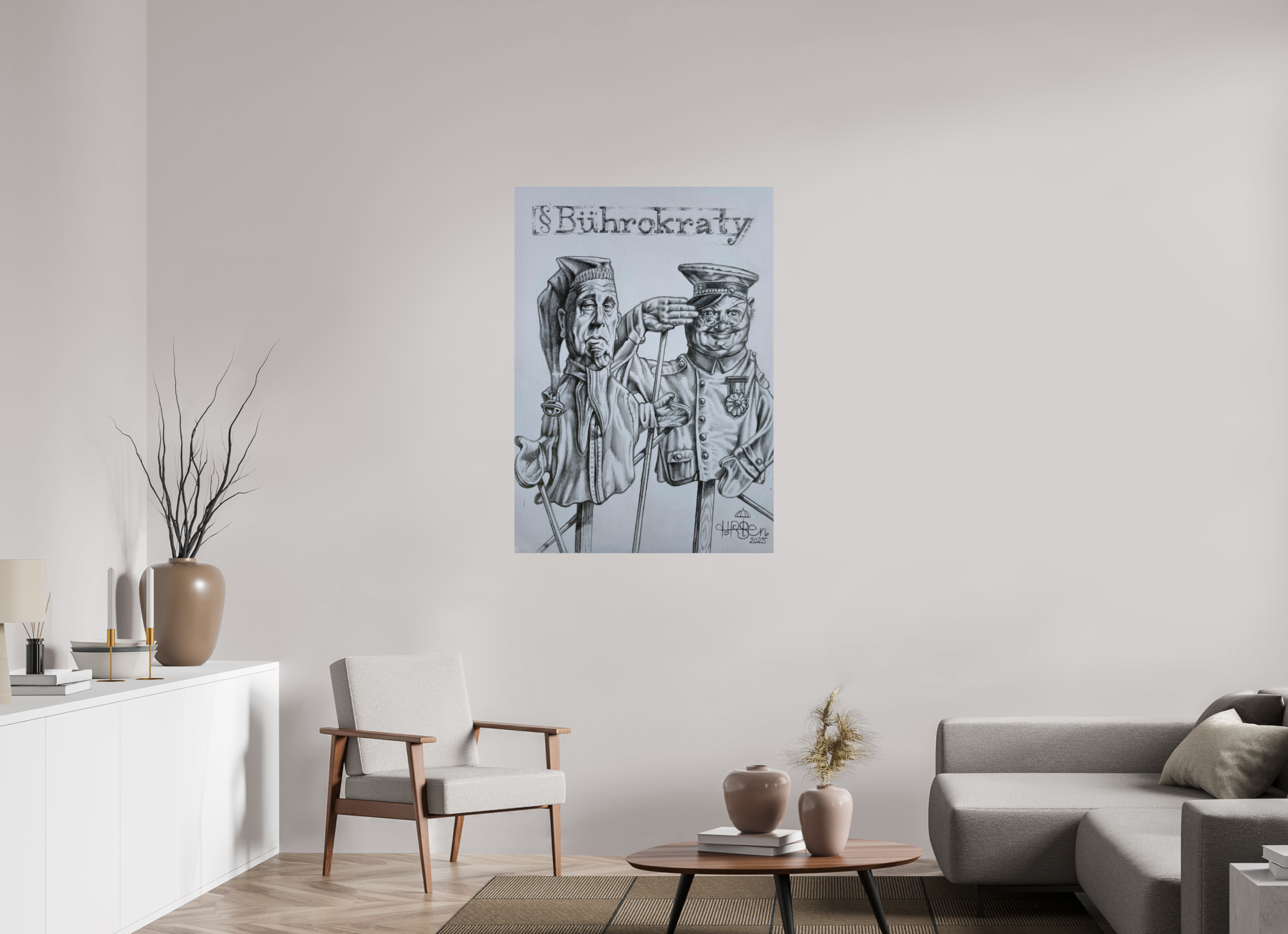 DIN A0 (84,1 x 118,9 cm), Fine Art Print § B Ü H R O K R A T Y