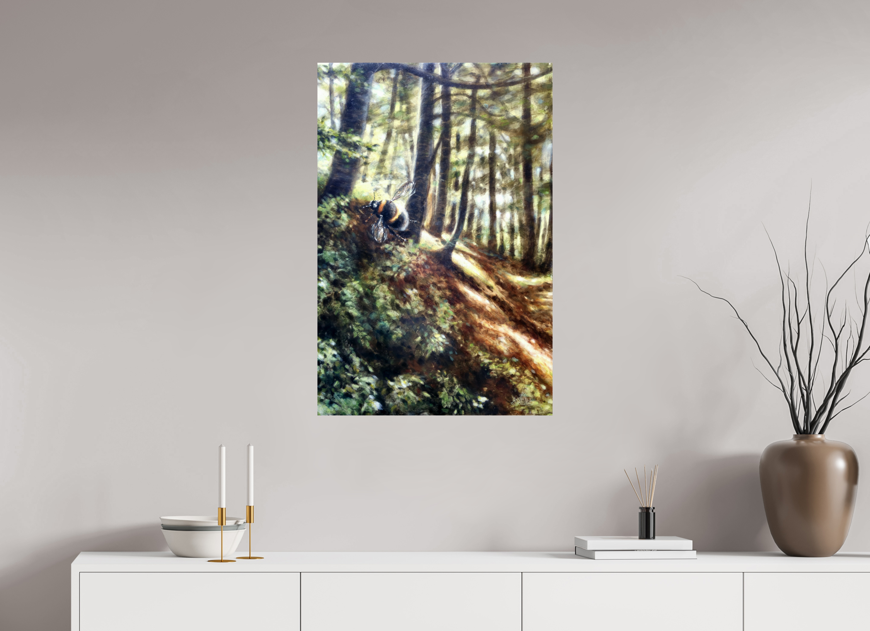 60 x 90 cm, Fine Art Print Der Flug des Ikarus