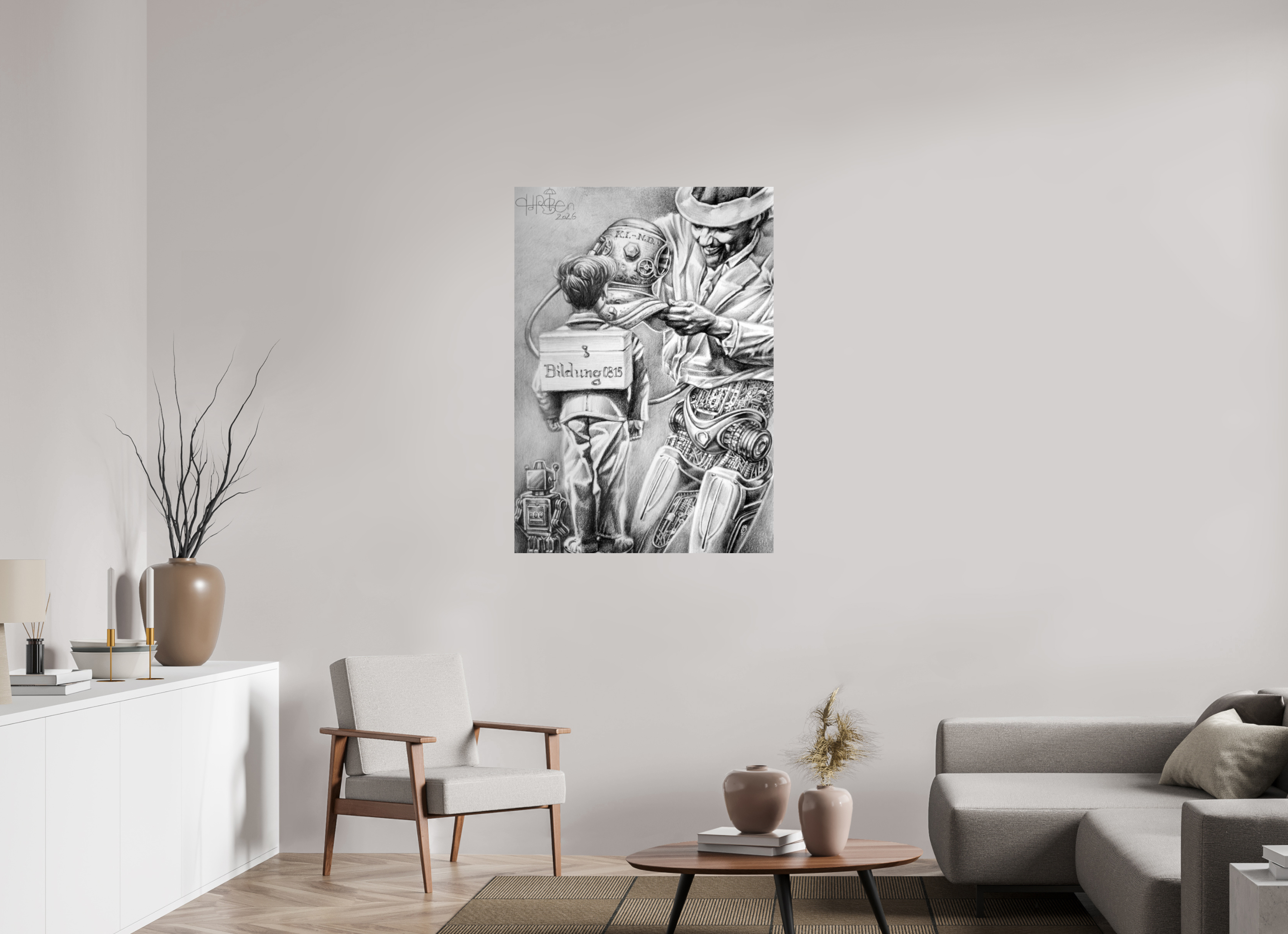 DIN A0 (84,1 x 118,9 cm), Fine Art Print Ein neues Zeitalter