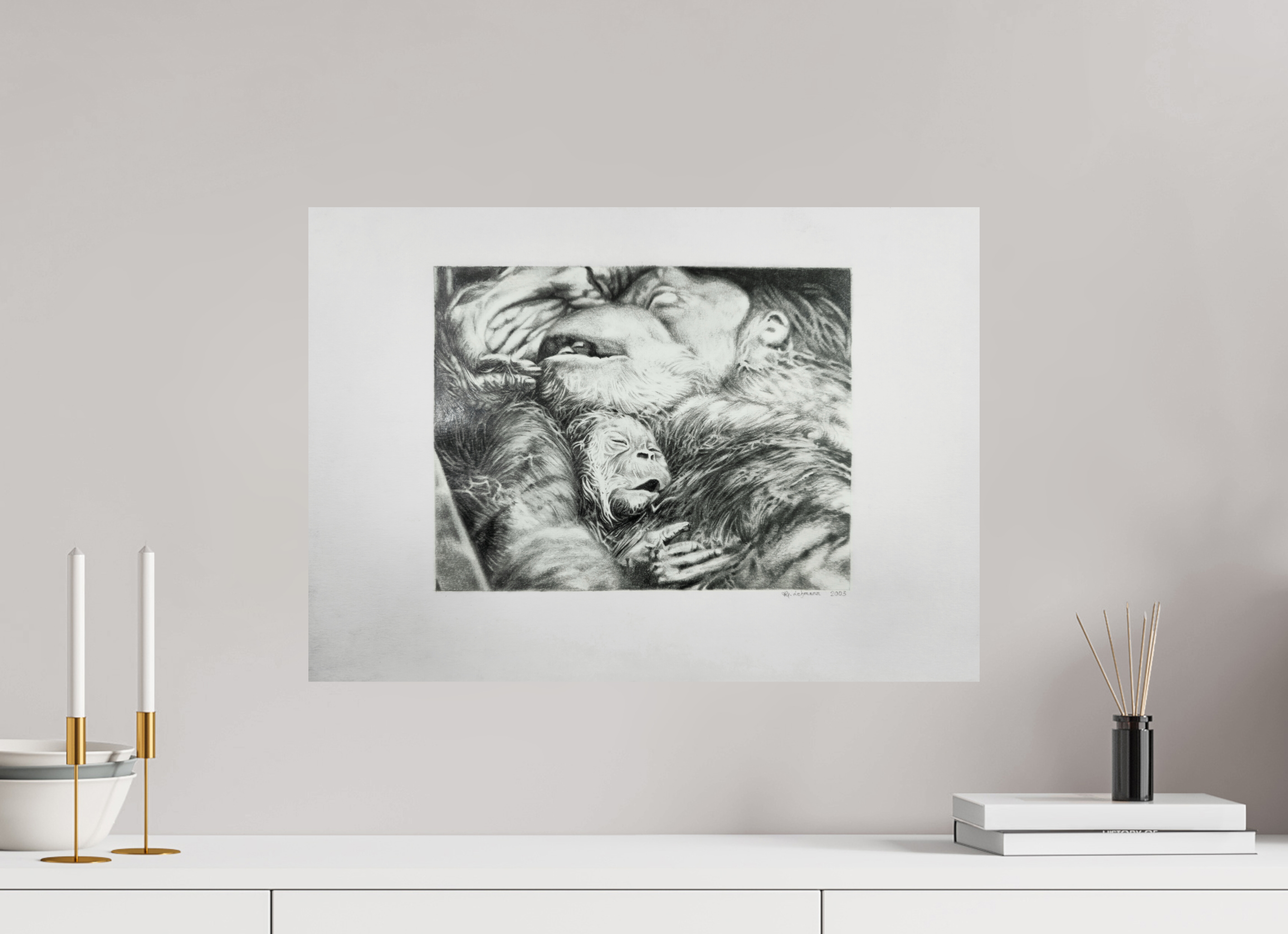 DIN A2 (59,4 x 42 cm), Fine Art Print Der Schlaf
