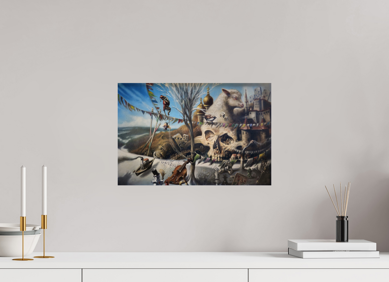 45 x 30 cm, Fine Art Print Die Diplomaturgie