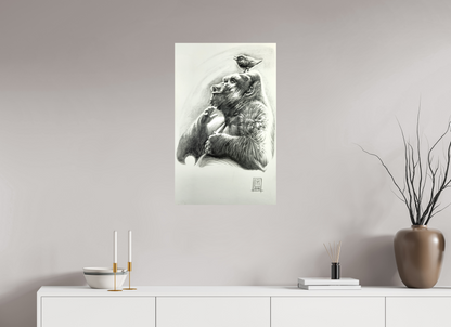 50 x 79,5 cm, Fine Art Print Das Duett