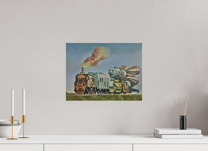 40 x 30 cm, Leinwand Fortschritt auf Rückzug