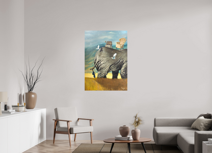 DIN A0 (84,1 x 118,9 cm), Fine Art Print Sie gehen