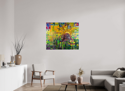 109,1 x 90 cm, Collector Series 01 Abstrakter Lebensraum