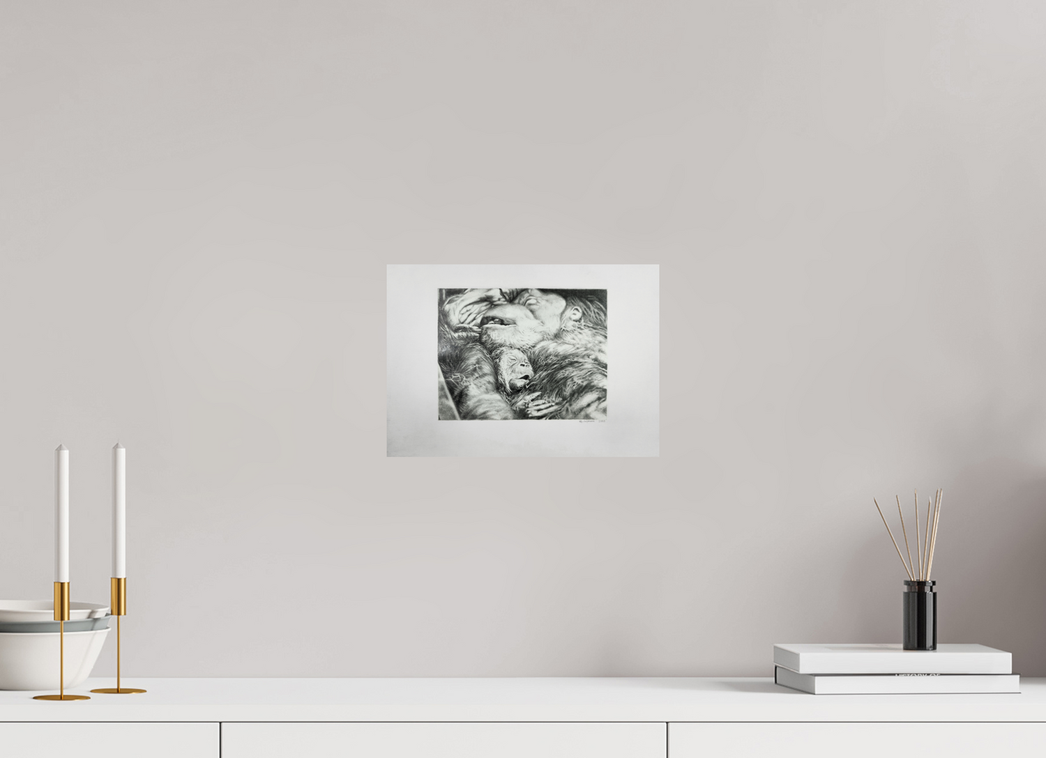DIN A4 (29,7 x 21 cm), Fine Art Print Der Schlaf