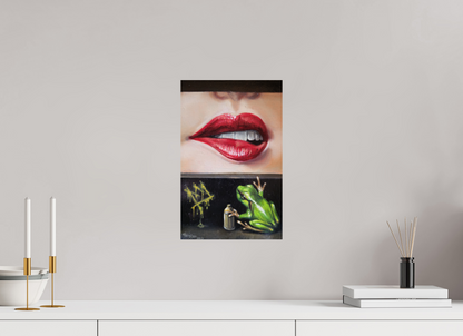 25 x 39,2 cm, Fine Art Print Der Froschkönig