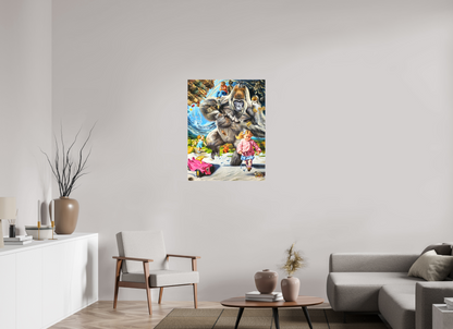 70 x 91,6 cm, Leinwand Kinderseelen