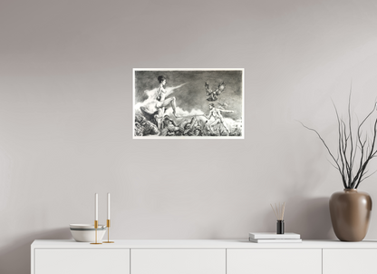 63,9 x 40 cm, Leinwand Der Vanenkrieg