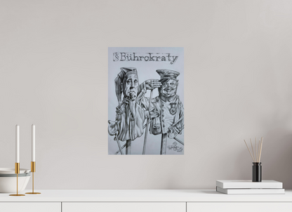 DIN A3 (29,7 x 42 cm), Fine Art Print § B Ü H R O K R A T Y