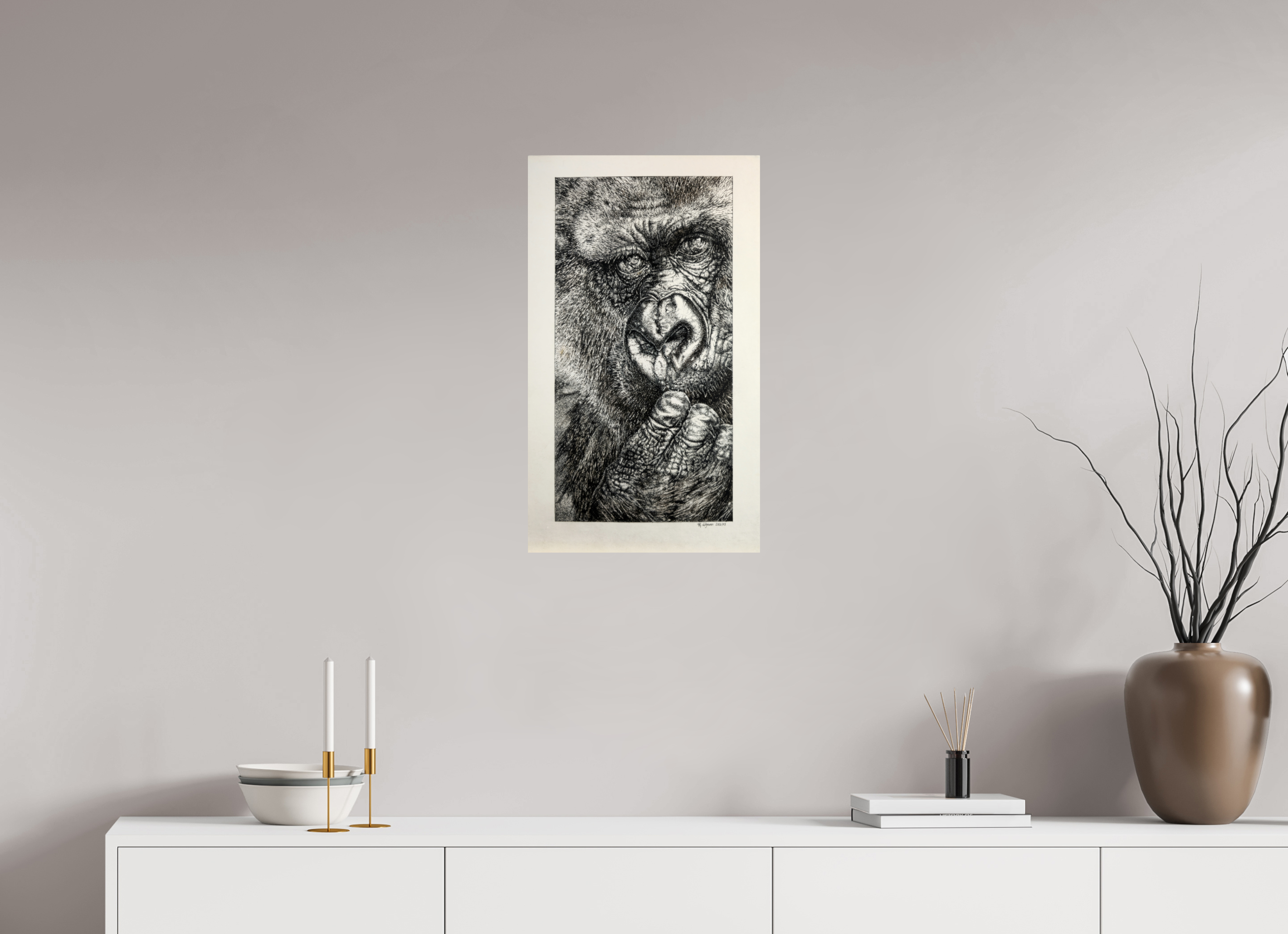 40 x 68,5 cm, Fine Art Print Romina  (mit den Augen eines Kindes)