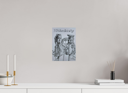 DIN A4 (21 x 29,7 cm), Fine Art Print § B Ü H R O K R A T Y
