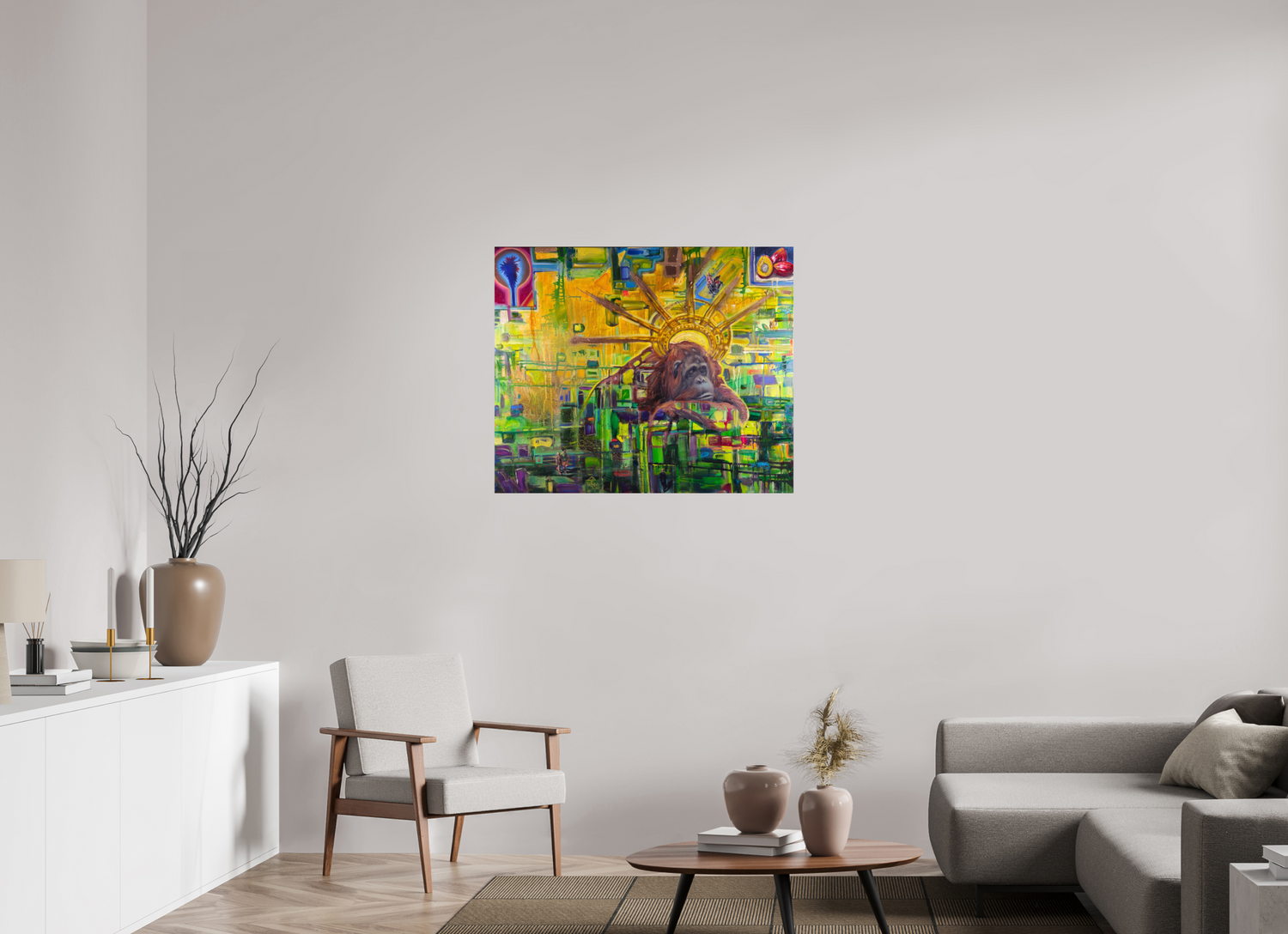 97 x 80 cm, Collector Series 01 Abstrakter Lebensraum