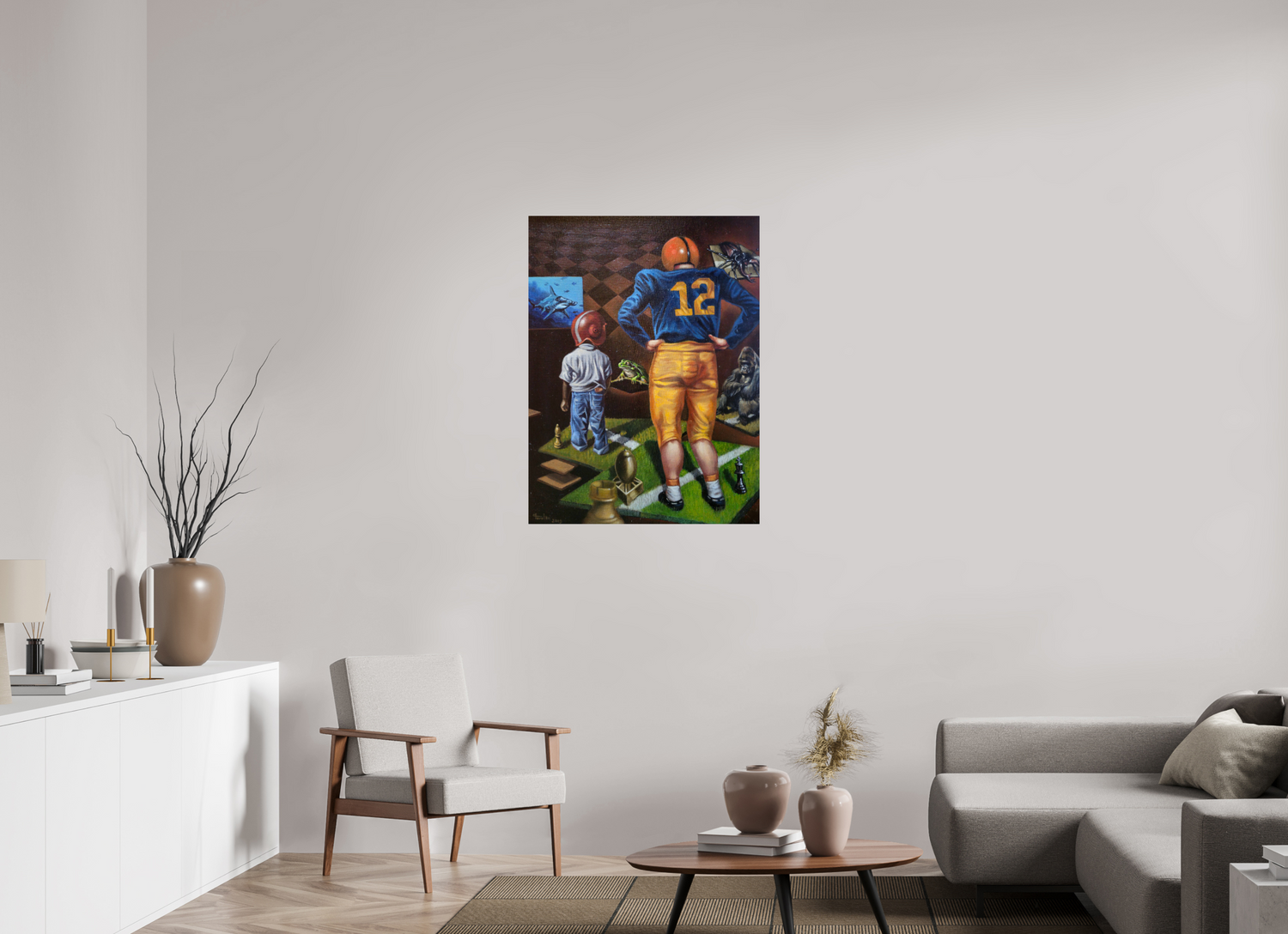 75 x 100 cm, Fine Art Print KolonisationsSchach
