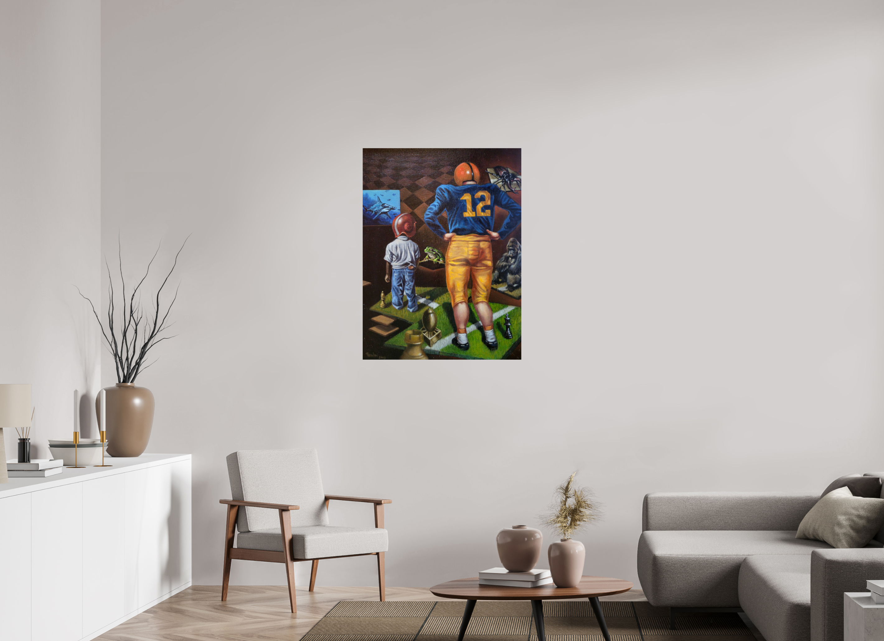 75 x 100 cm, Fine Art Print KolonisationsSchach