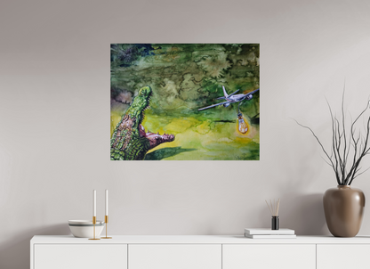 89,4 x 70 cm, Fine Art Print Die Jagd (Urlaubsdrang)