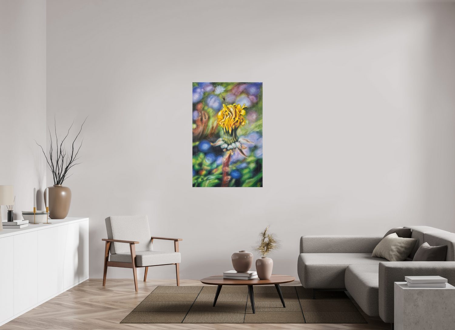 80 x 120 cm, Leinwand Das göttliche Ideal