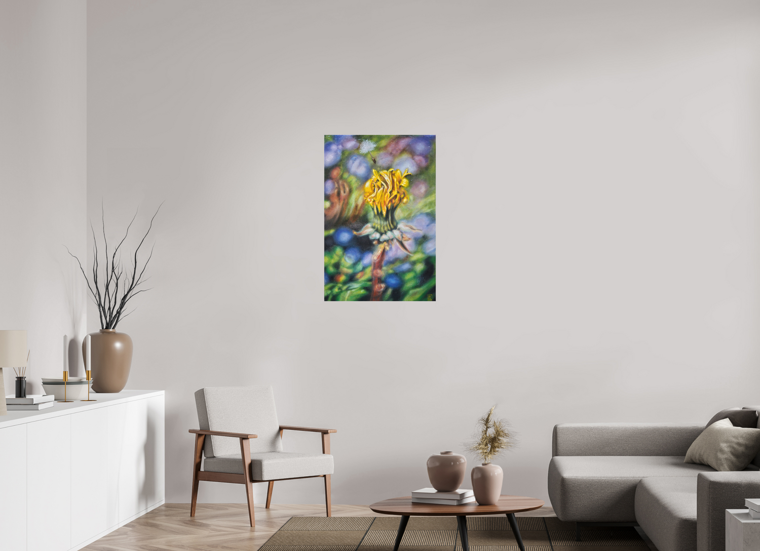 60 x 90 cm, Leinwand Das göttliche Ideal