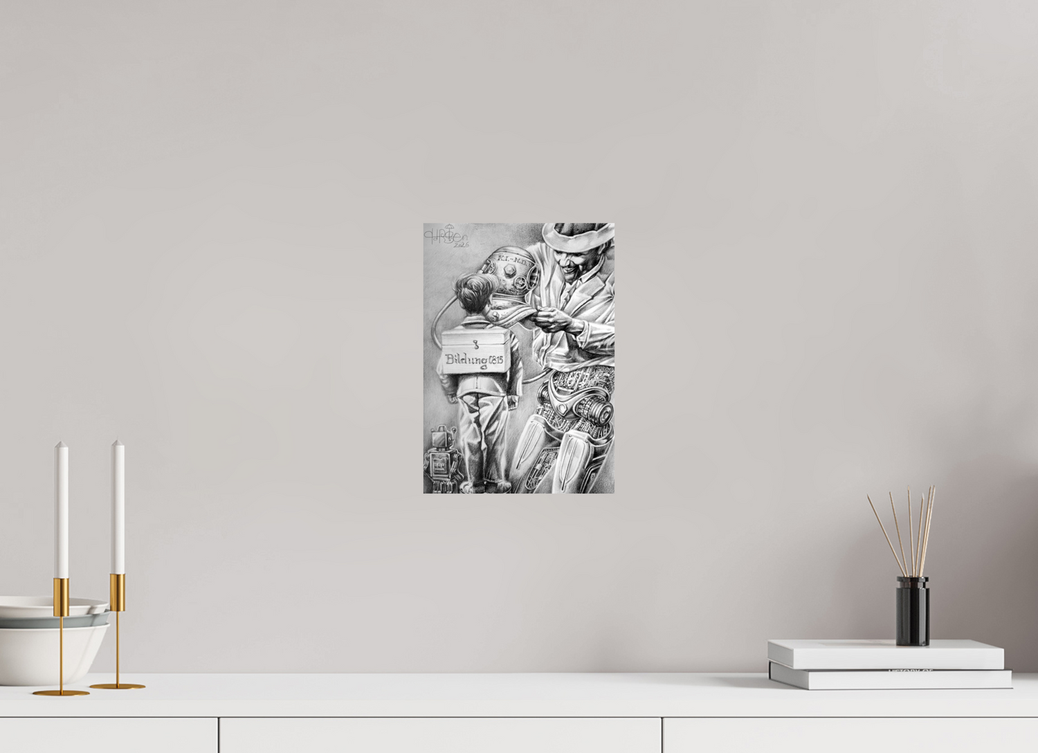 DIN A4 (21 x 29,7 cm), Fine Art Print Ein neues Zeitalter