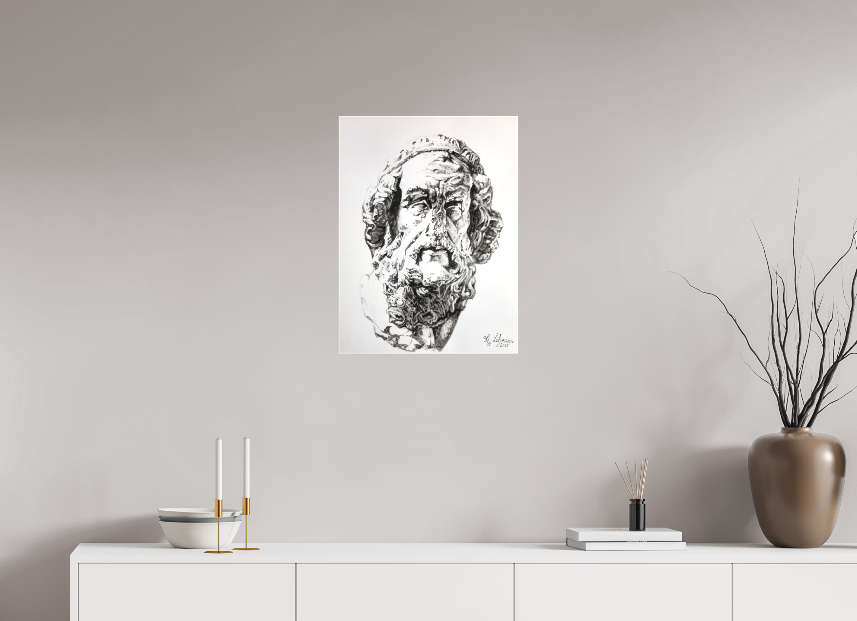 45 x 60 cm, Leinwand Homer &amp; Homer – Das Fundament der Erzählung