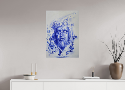 DIN A1 (59,4 x 84,1 cm), Fine Art Print The Red King (Herzkönig)