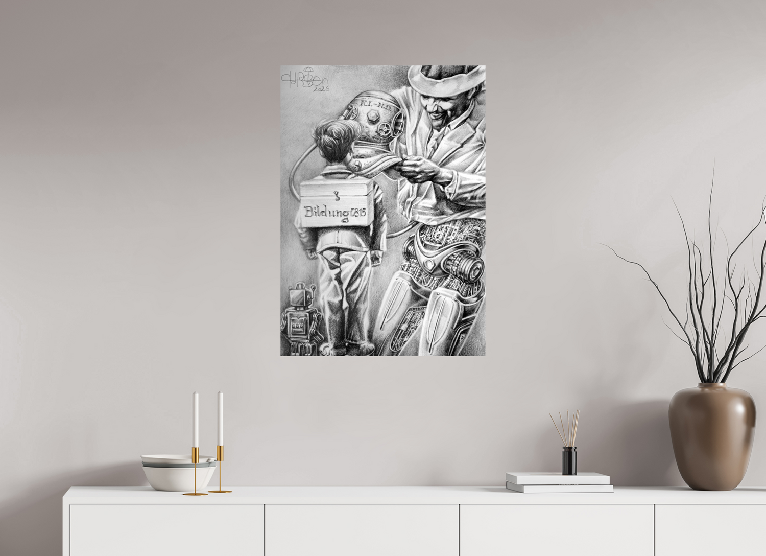 DIN A1 (59,4 x 84,1 cm), Fine Art Print Ein neues Zeitalter