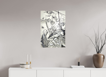 50 x 75 cm, Leinwand Der Fang