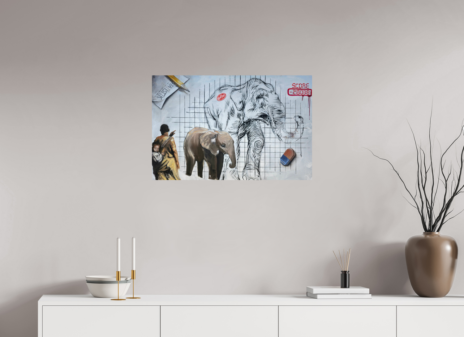 76,6 x 50 cm, Fine Art Print AUSRADIERT