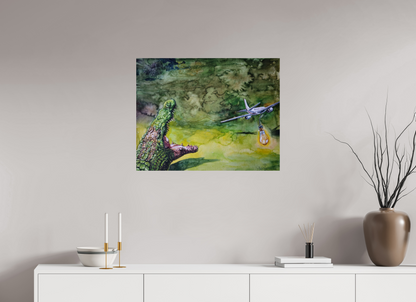 76,6 x 60 cm, Fine Art Print Die Jagd (Urlaubsdrang)