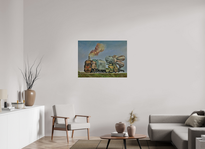 100 x 75 cm, Fine Art Print Fortschritt auf Rückzug