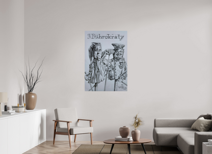 DIN A0 (84,1 x 118,9 cm), Fine Art Print § B Ü H R O K R A T Y