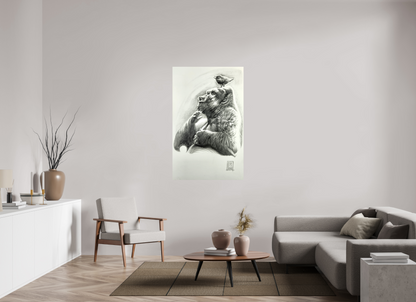 90 x 143,2 cm, Fine Art Print Das Duett