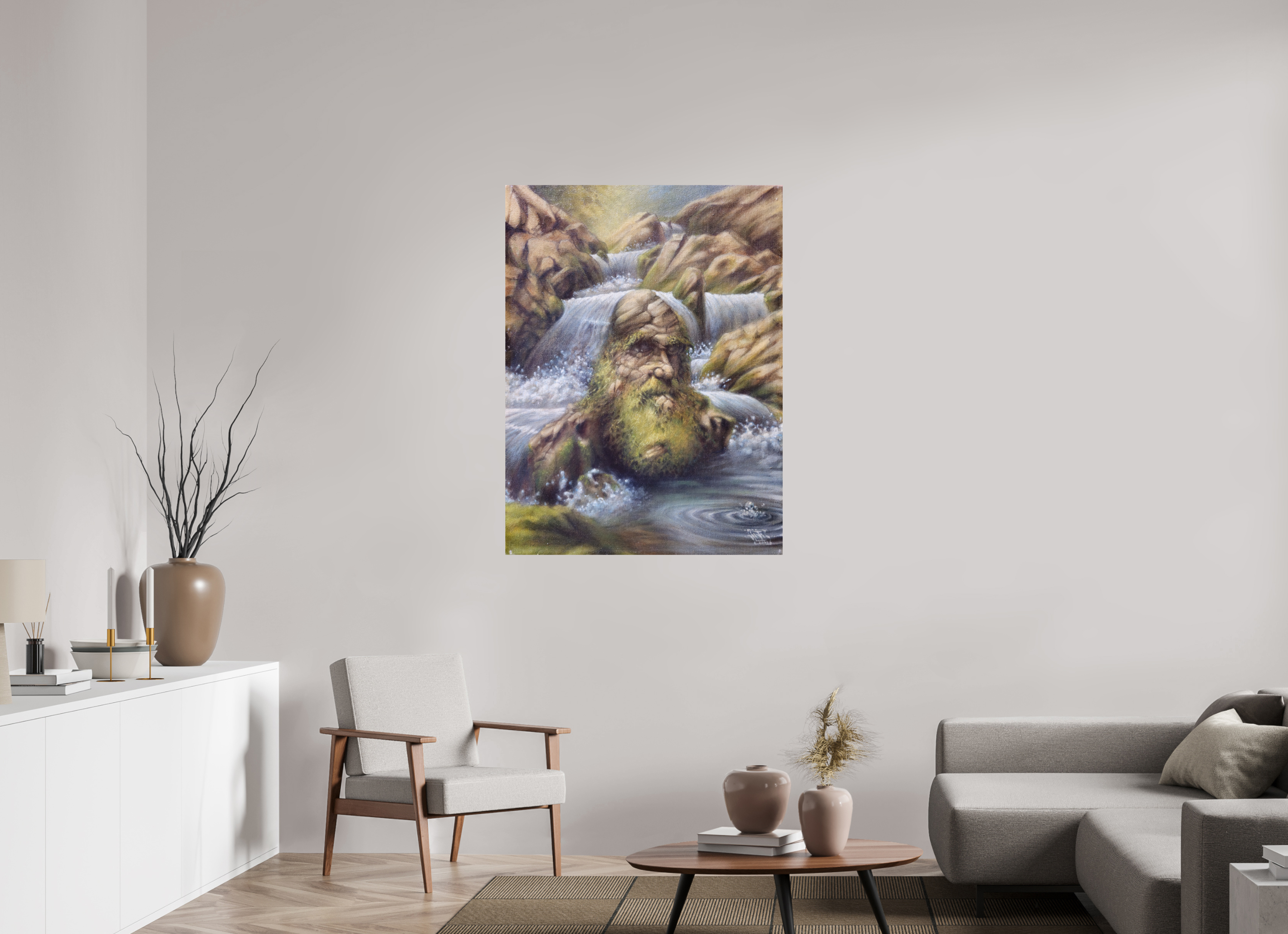 90 x 120 cm, Fine Art Print Darwins Fluss