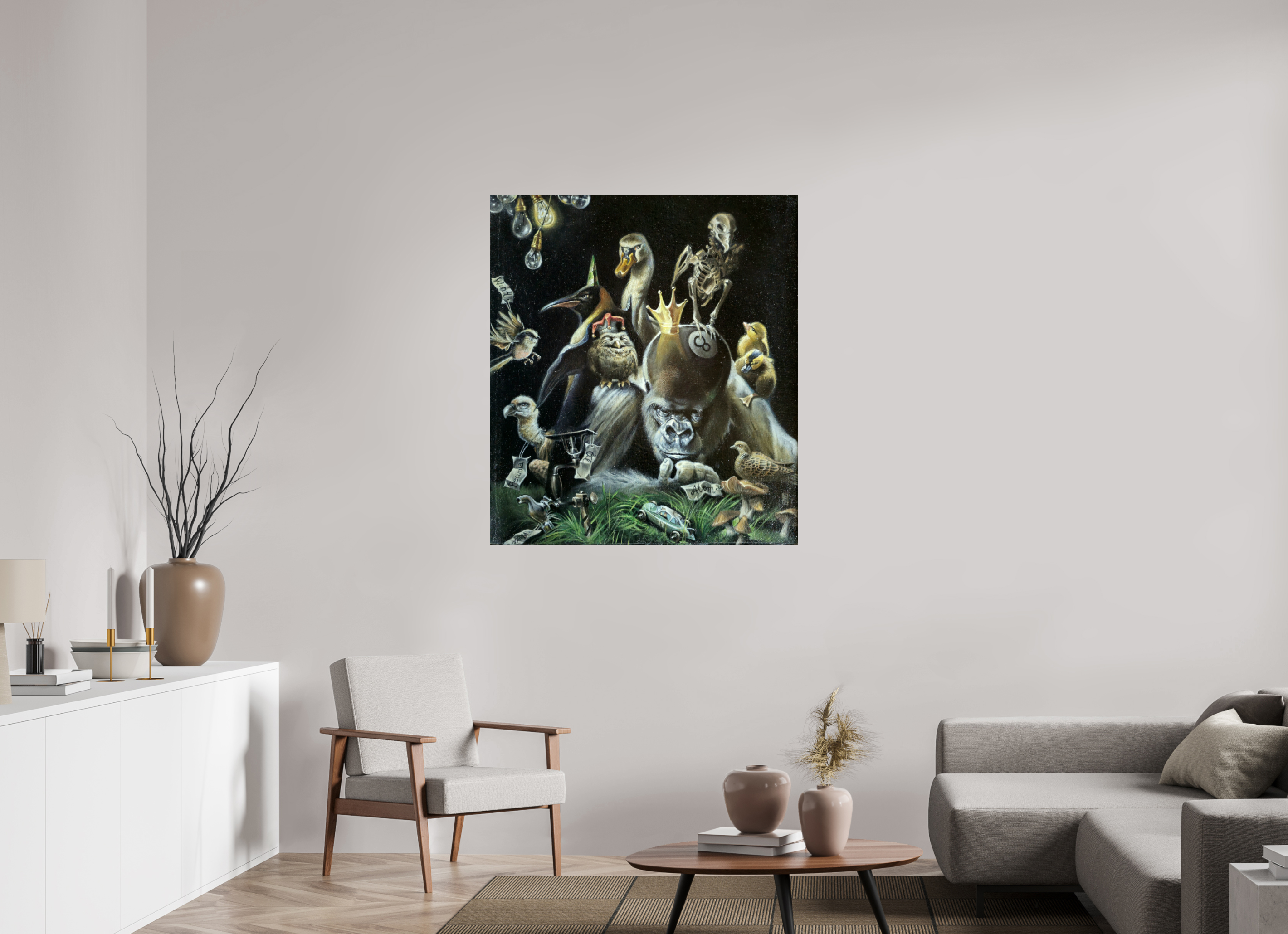 100 x 113,4 cm, Fine Art Print Gib 8 (acht!)
