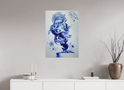 DIN A1 (59,4 x 84,1 cm), Fine Art Print Patron Of Souls(Franz von Assisi)