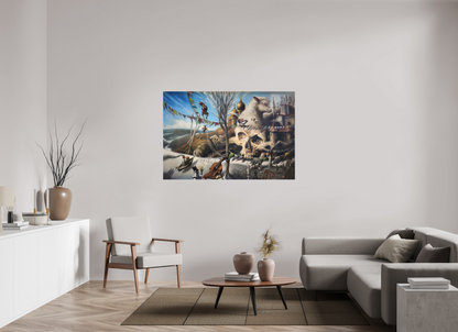 150 x 100 cm, Leinwand Die Diplomaturgie