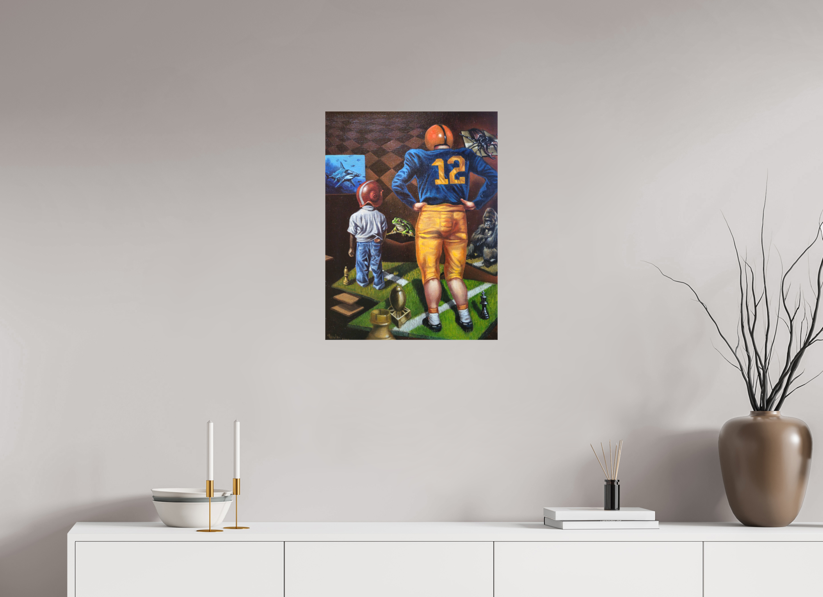 45 x 60 cm, Leinwand KolonisationsSchach