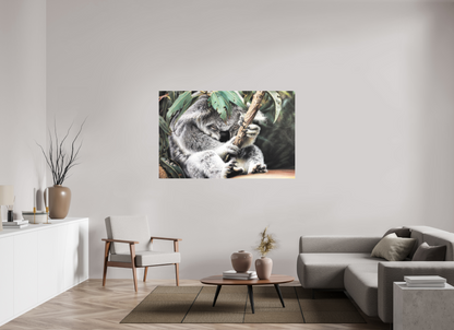 156,3 x 100 cm, Leinwand Hüter des Eukalyptus