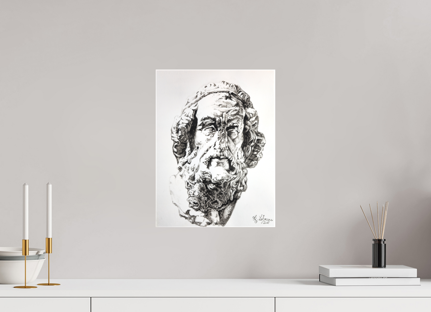 30 x 40 cm, Leinwand Homer &amp; Homer – Das Fundament der Erzählung