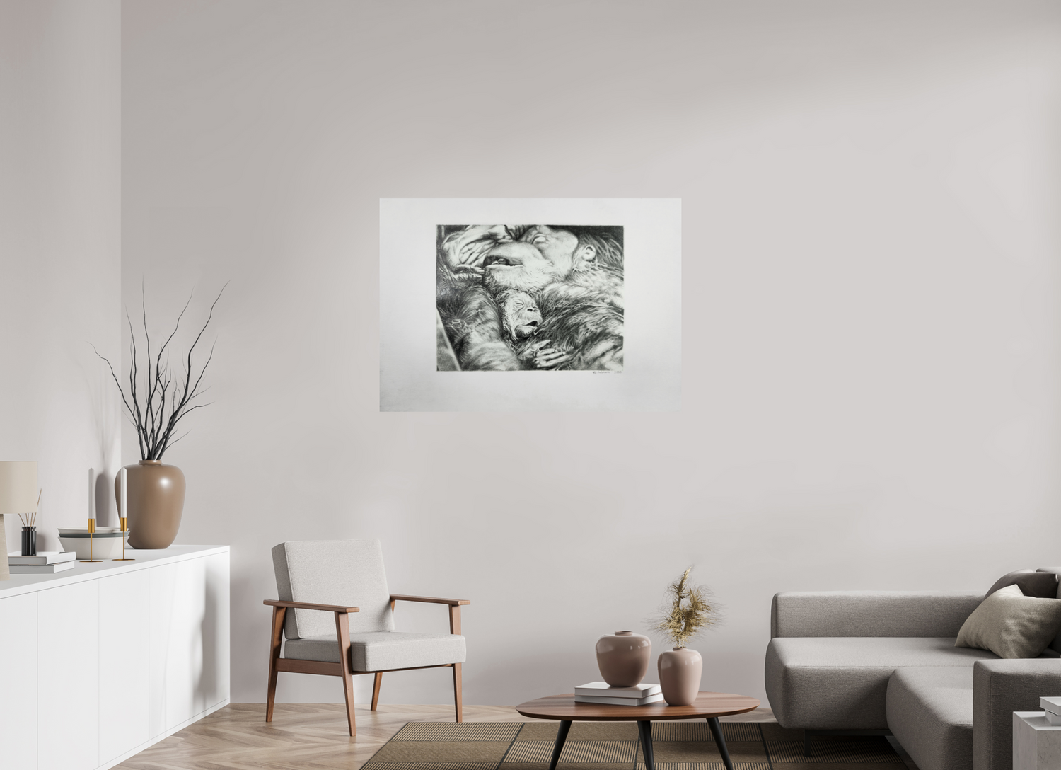 DIN A0 (118,9 x 84,1 cm), Fine Art Print Der Schlaf