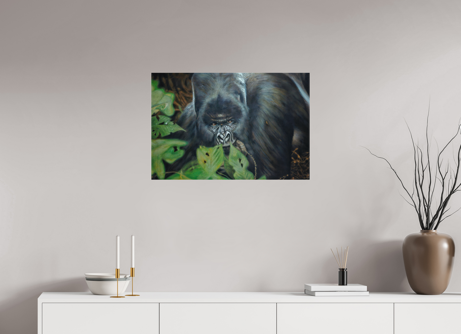 74,5 x 50 cm, Leinwand Des Kaisers Träne