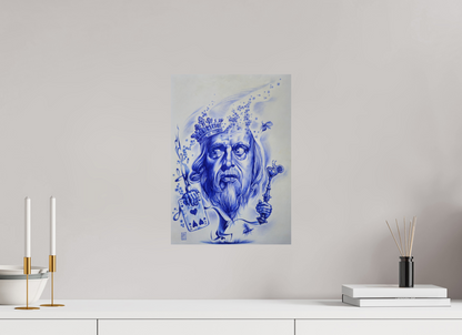 DIN A3 (29,7 x 42 cm), Fine Art Print The Red King (Herzkönig)