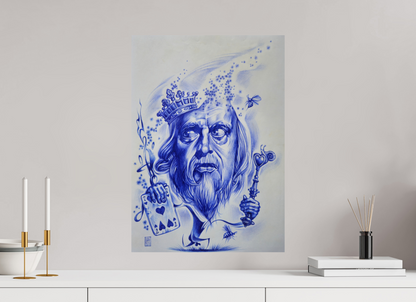 DIN A2 (42 x 59,4 cm), Fine Art Print The Red King (Herzkönig)