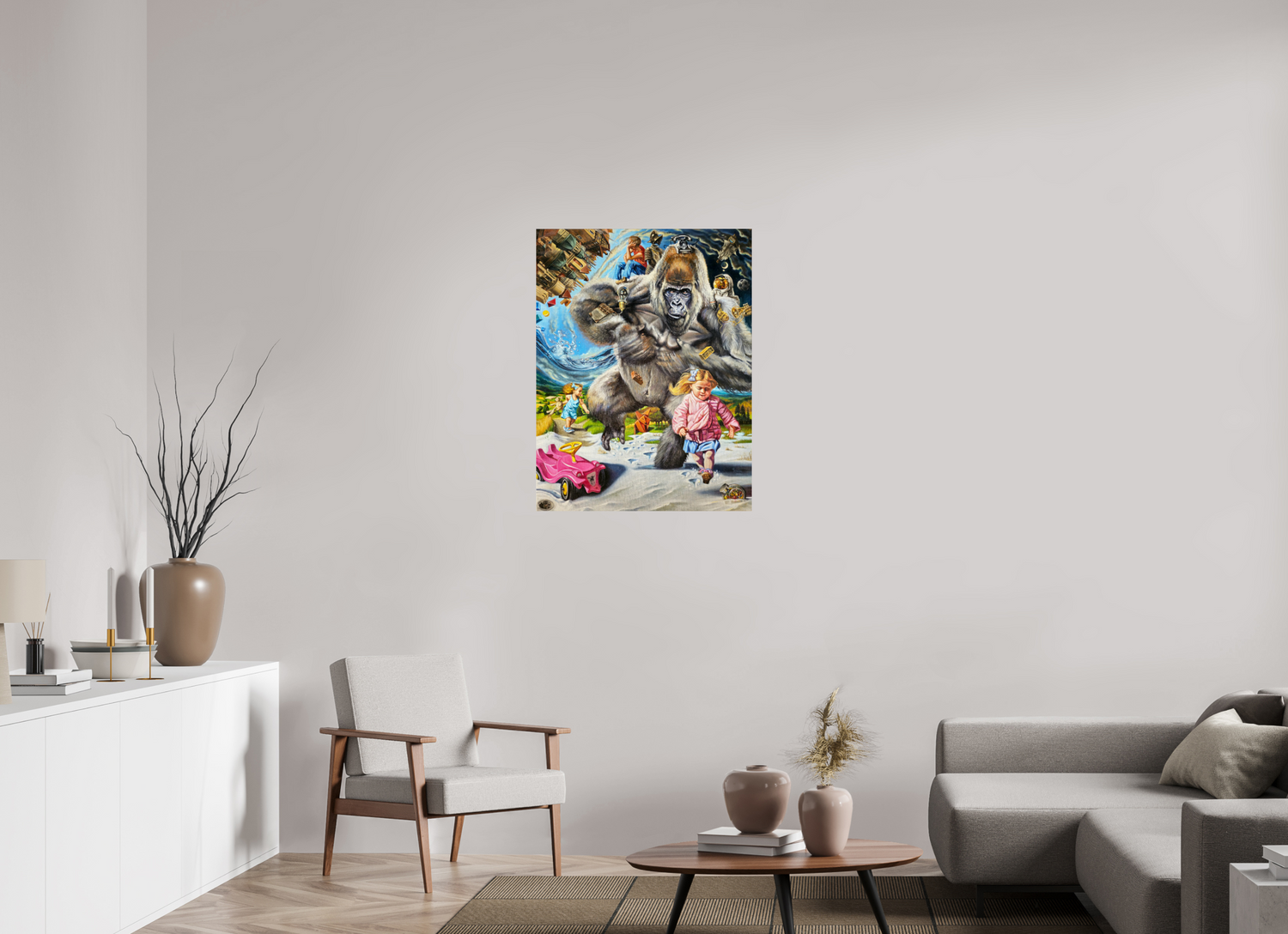70 x 91,6 cm, Fine Art Print Kinderseelen