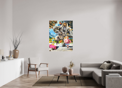 100 x 130,9 cm, Leinwand Kinderseelen